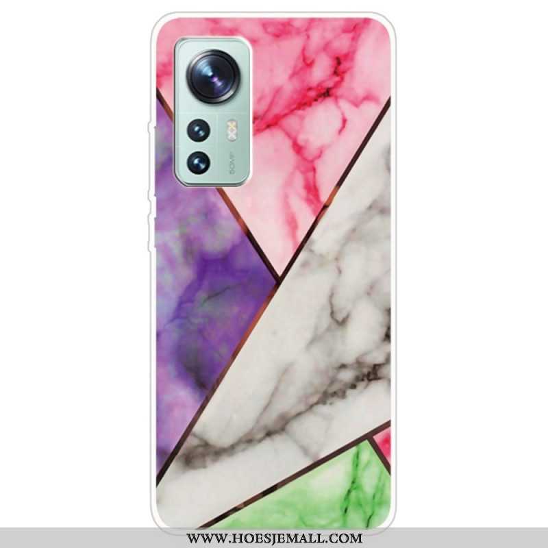 Hoesje voor Xiaomi 12 / 12X Weiger Geometrisch Marmer