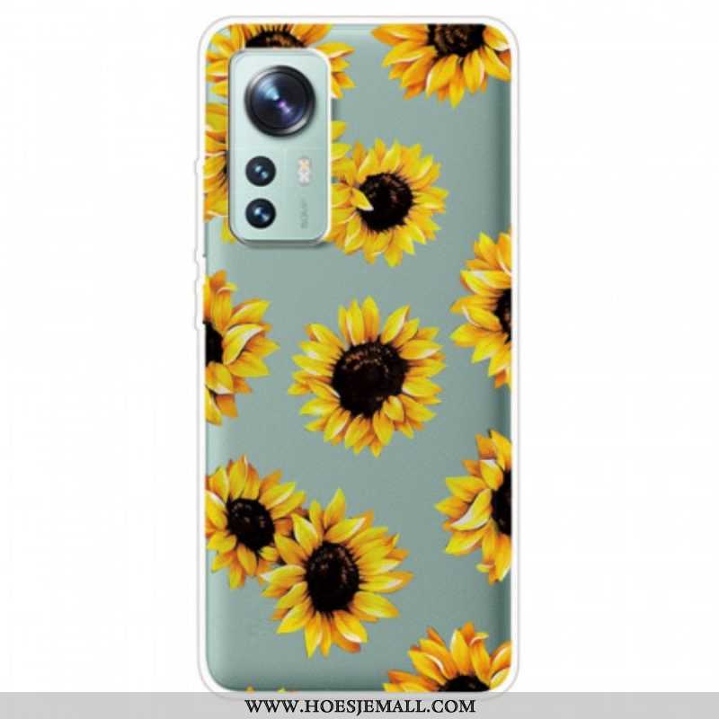 Hoesje voor Xiaomi 12 / 12X Siliconen Zonnebloemen