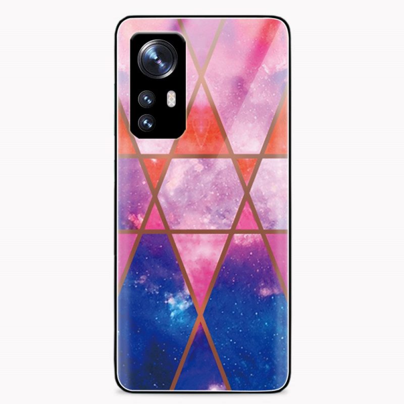 Hoesje voor Xiaomi 12 / 12X Marmer Gehard Glas