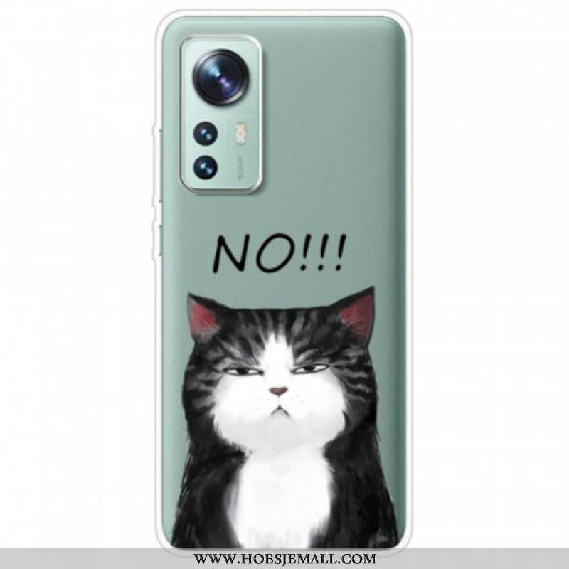 Hoesje voor Xiaomi 12 / 12X De Kat Die Nee Zegt