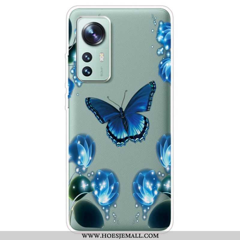 Hoesje voor Xiaomi 12 / 12X Betoverde Vlinder Siliconen