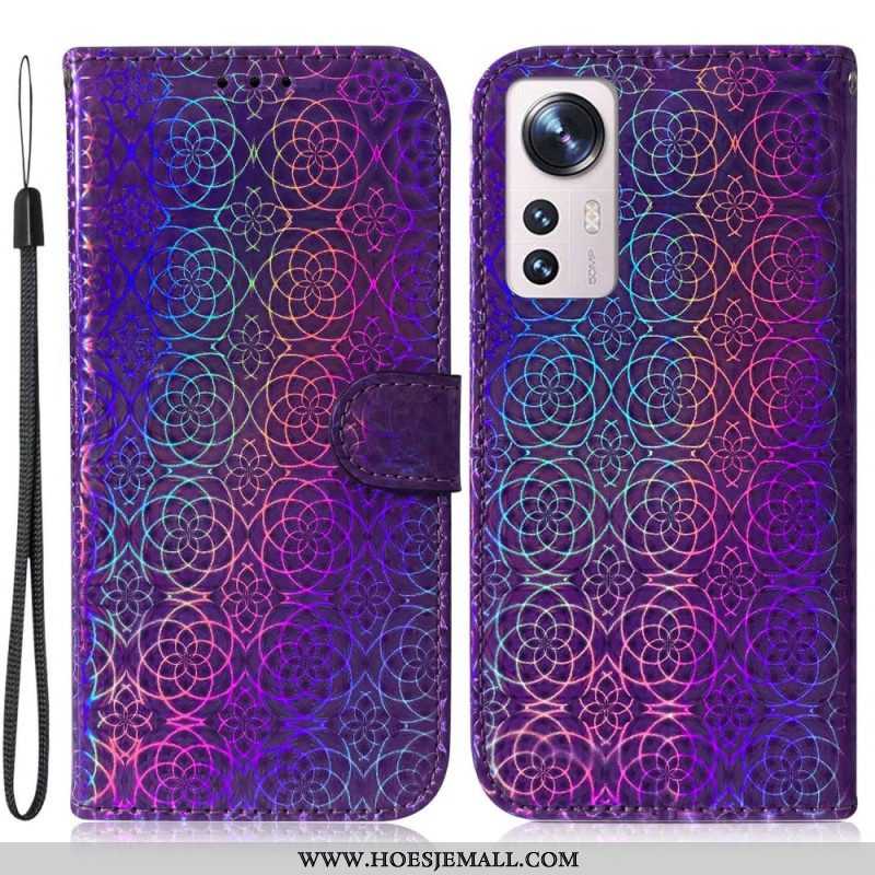 Folio-hoesje voor Xiaomi 12 / 12X Disco-stijl