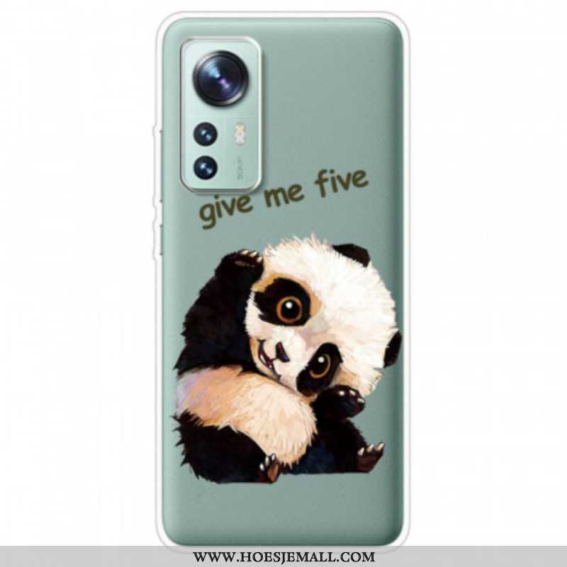 Hoesje voor Xiaomi 12 / 12X Panda Geef Me Vijf