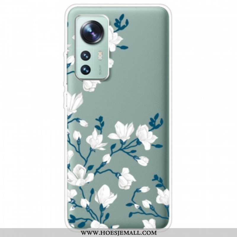 Hoesje voor Xiaomi 12 / 12X Witte Bloemen