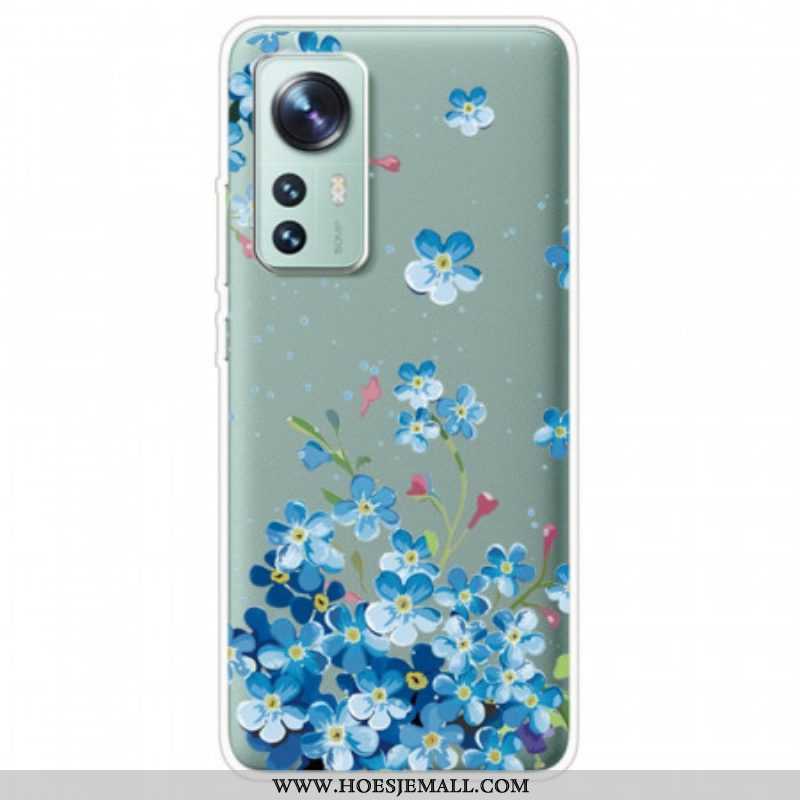 Hoesje voor Xiaomi 12 / 12X Boeket Van Blauwe Bloemen