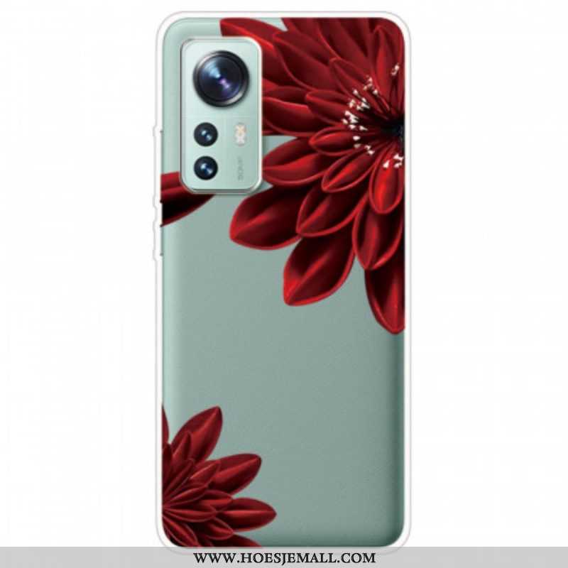 Hoesje voor Xiaomi 12 / 12X Rode Bloemen