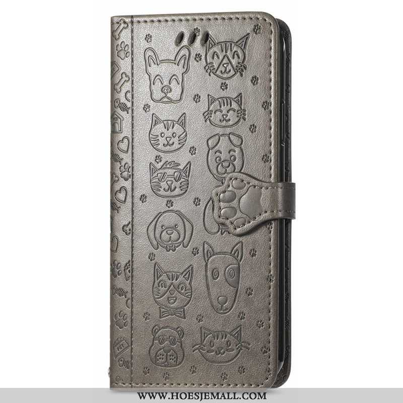 Leren Hoesje voor Xiaomi 12 / 12X Geanimeerde Dieren