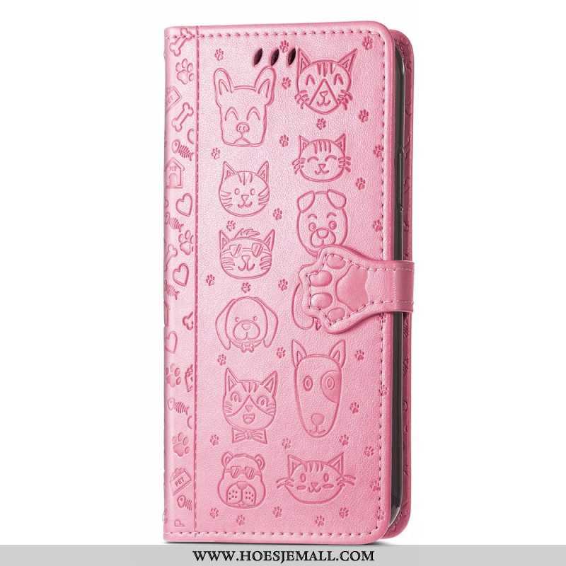 Leren Hoesje voor Xiaomi 12 / 12X Geanimeerde Dieren