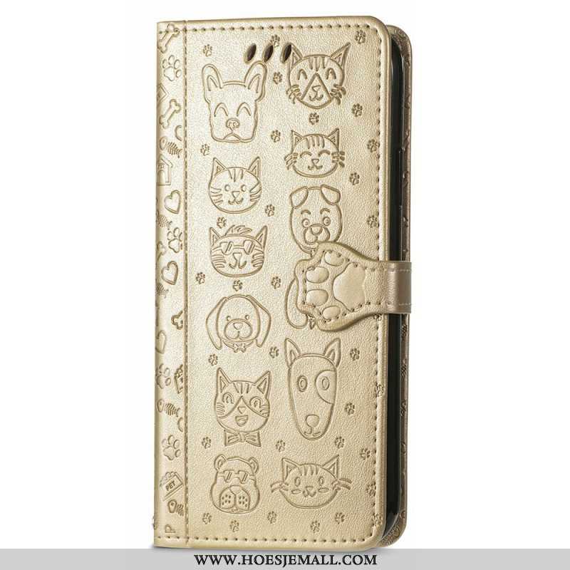 Leren Hoesje voor Xiaomi 12 / 12X Geanimeerde Dieren