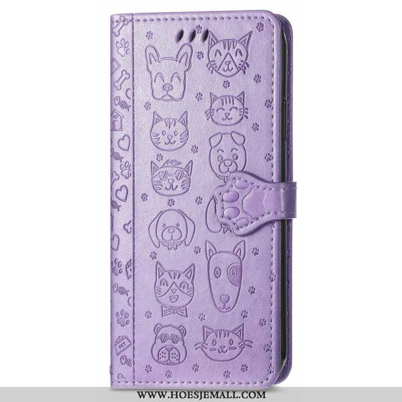 Leren Hoesje voor Xiaomi 12 / 12X Geanimeerde Dieren