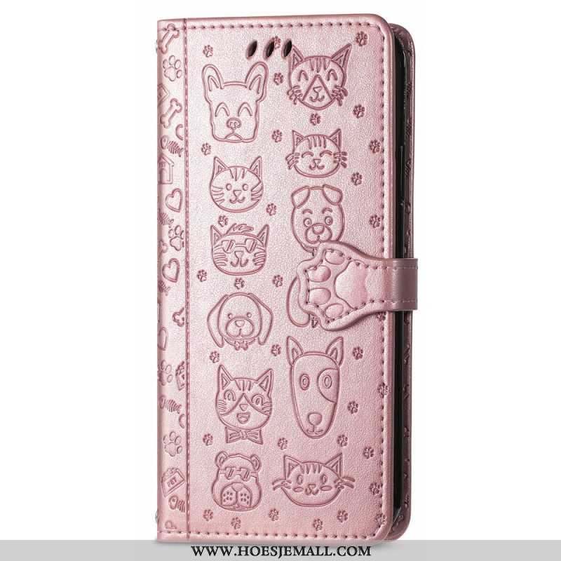 Leren Hoesje voor Xiaomi 12 / 12X Geanimeerde Dieren