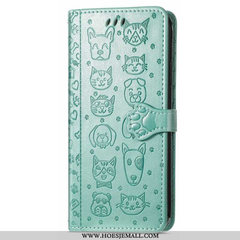 Leren Hoesje voor Xiaomi 12 / 12X Geanimeerde Dieren