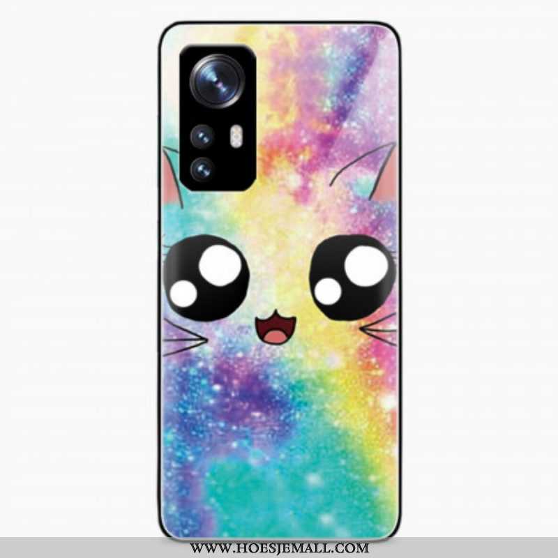 Hoesje voor Xiaomi 12 / 12X Gehard Glas Kat