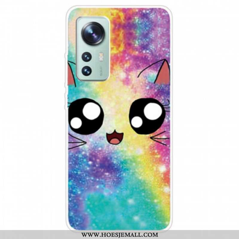 Hoesje voor Xiaomi 12 / 12X Siliconen Kat Cartoon