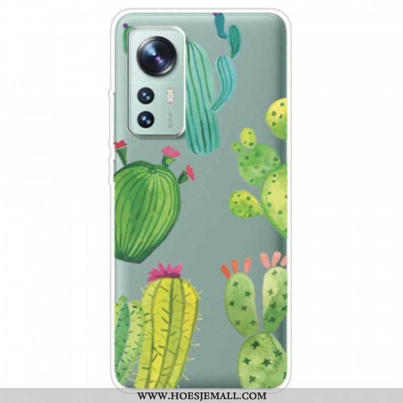 Hoesje voor Xiaomi 12 / 12X Aquarel Cactussen