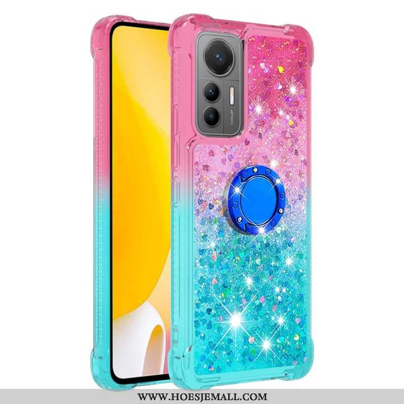 Hoesje voor Xiaomi 12 Lite Glitter Ringbeugel