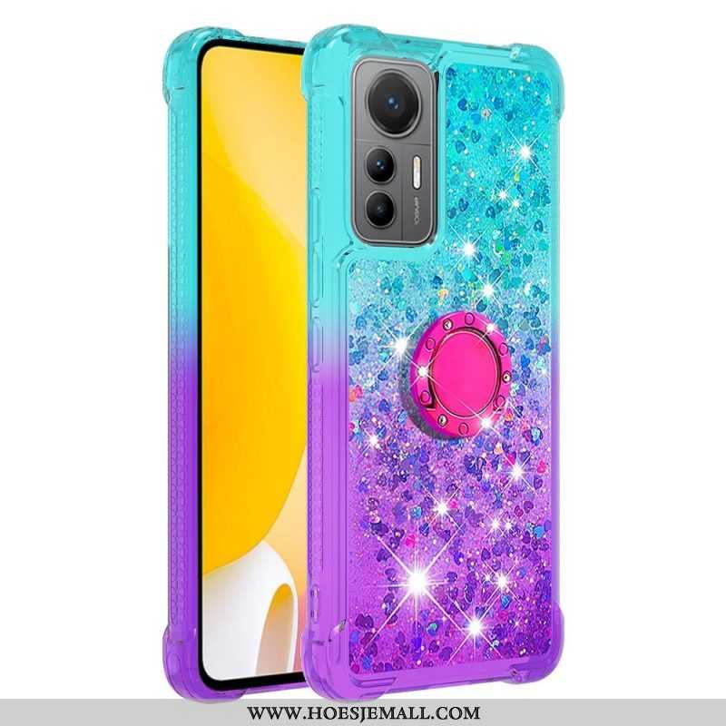 Hoesje voor Xiaomi 12 Lite Glitter Ringbeugel