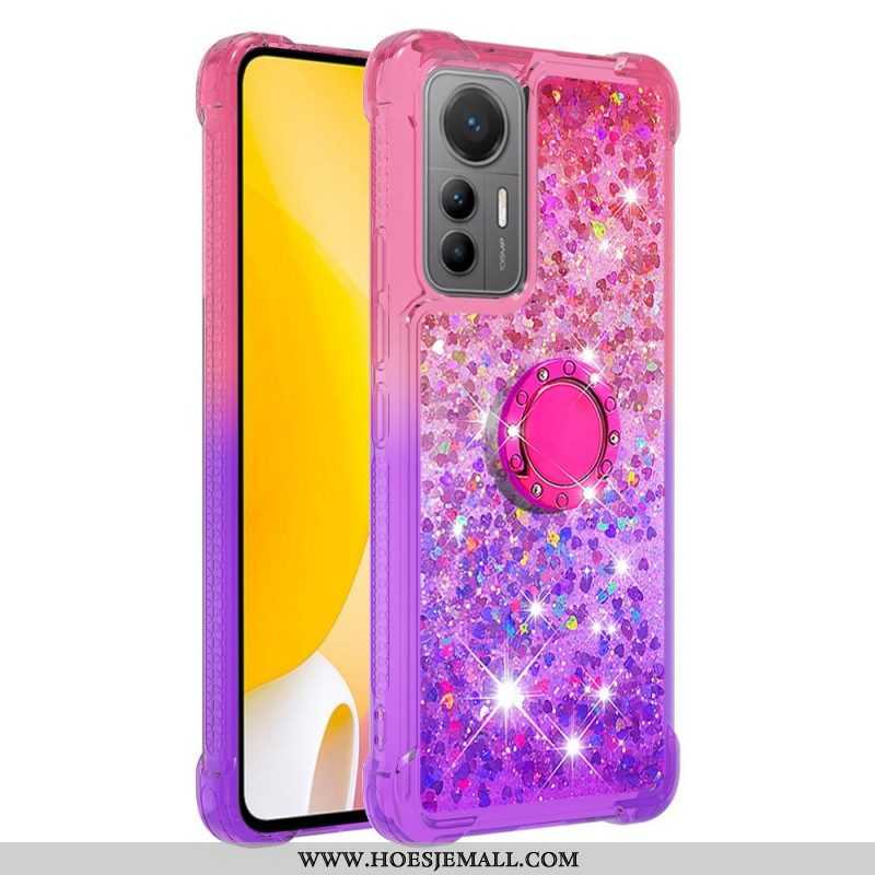 Hoesje voor Xiaomi 12 Lite Glitter Ringbeugel