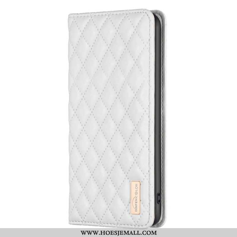 Bescherming Hoesje voor Xiaomi 12 Lite Folio-hoesje Gewatteerde Binfen-kleur