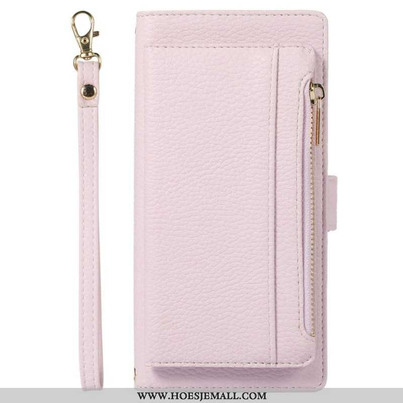 Folio-hoesje voor Xiaomi 12 Lite Portemonnee Leren Afneembare Portemonnee En Lanyard