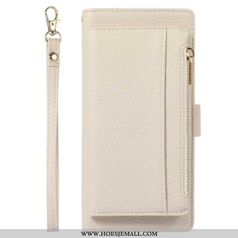 Folio-hoesje voor Xiaomi 12 Lite Portemonnee Leren Afneembare Portemonnee En Lanyard