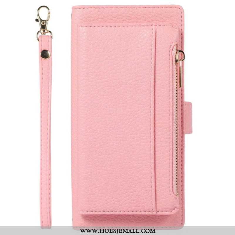 Folio-hoesje voor Xiaomi 12 Lite Portemonnee Leren Afneembare Portemonnee En Lanyard