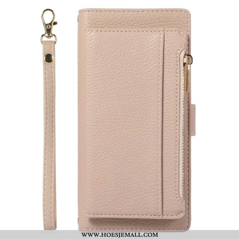 Folio-hoesje voor Xiaomi 12 Lite Portemonnee Leren Afneembare Portemonnee En Lanyard