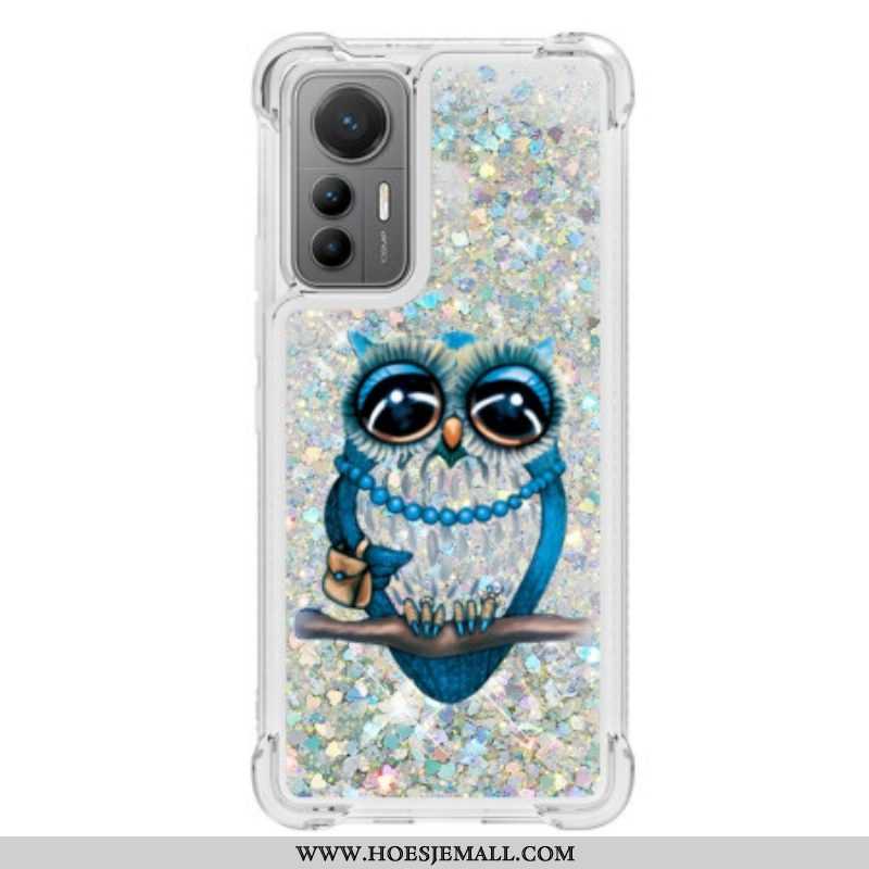 Hoesje voor Xiaomi 12 Lite Pailletten Miss Uil