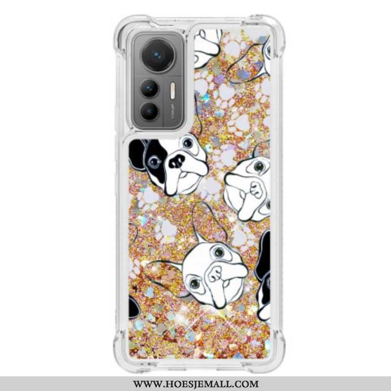 Hoesje voor Xiaomi 12 Lite Pailletten Mr Dog