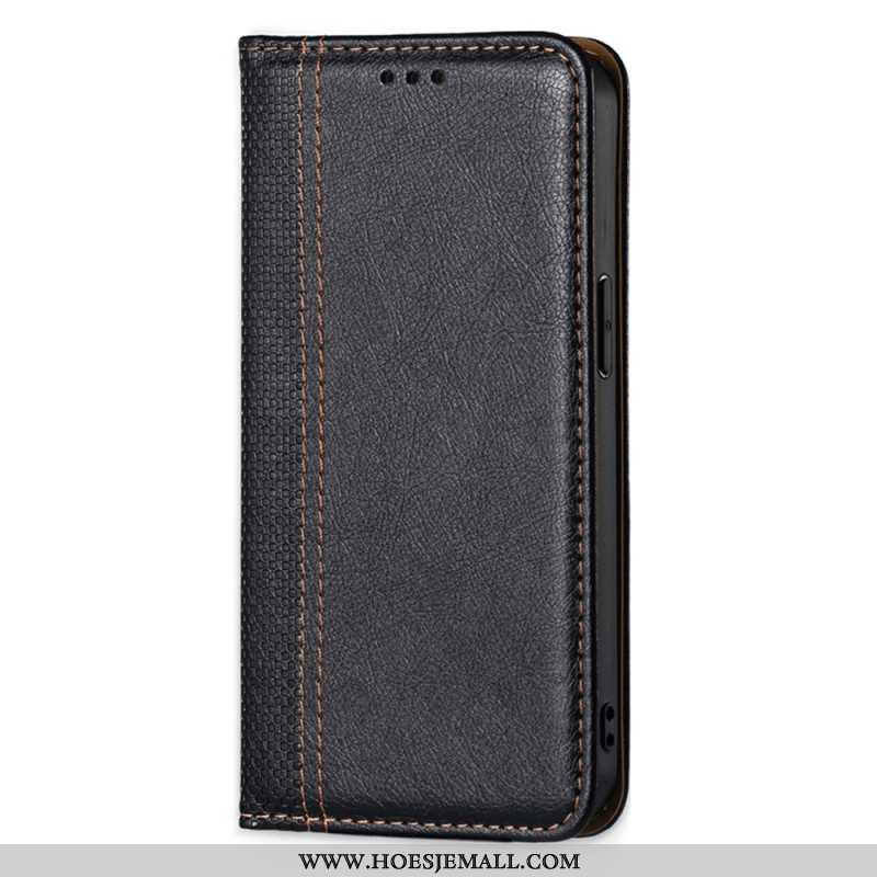 Bescherming Hoesje voor Xiaomi 12 Pro Folio-hoesje Vintage Leereffect