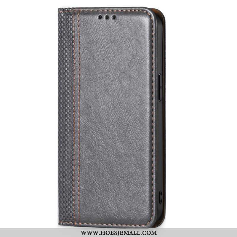 Bescherming Hoesje voor Xiaomi 12 Pro Folio-hoesje Vintage Leereffect