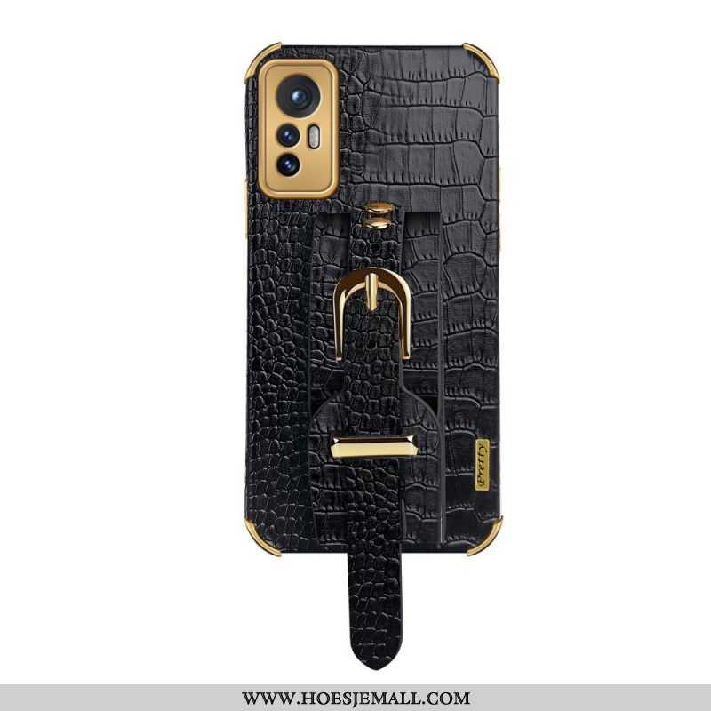 Hoesje voor Xiaomi 12 Pro Croco Band