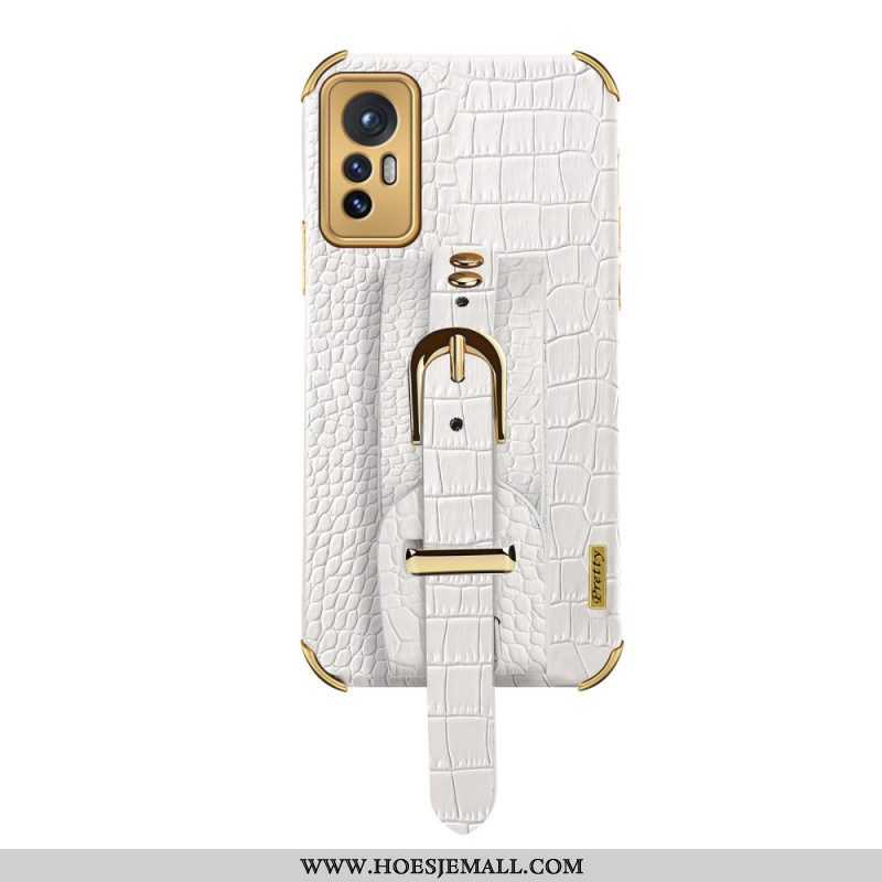 Hoesje voor Xiaomi 12 Pro Croco Band