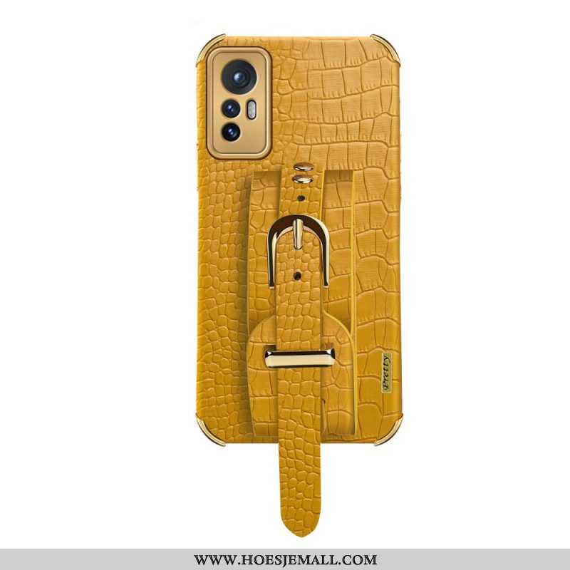 Hoesje voor Xiaomi 12 Pro Croco Band