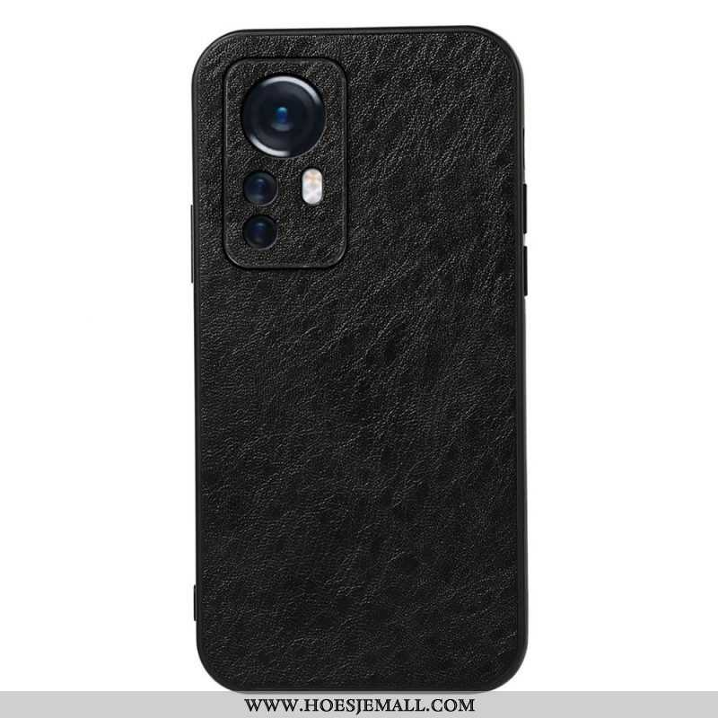 Hoesje voor Xiaomi 12 Pro Elegantie Leereffect