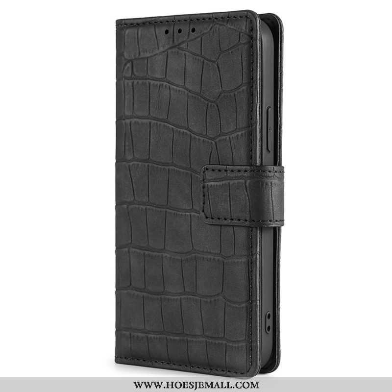 Leren Hoesje voor Xiaomi 12 Pro Skin-touch-krokodil