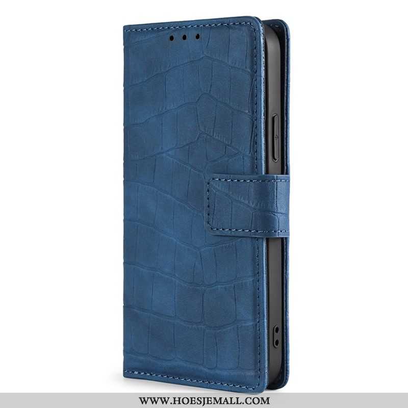 Leren Hoesje voor Xiaomi 12 Pro Skin-touch-krokodil