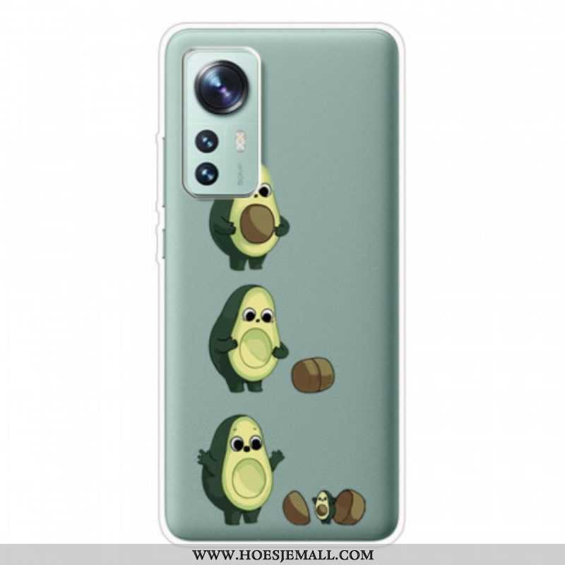 Hoesje voor Xiaomi 12 Pro Siliconen Avocado Leven