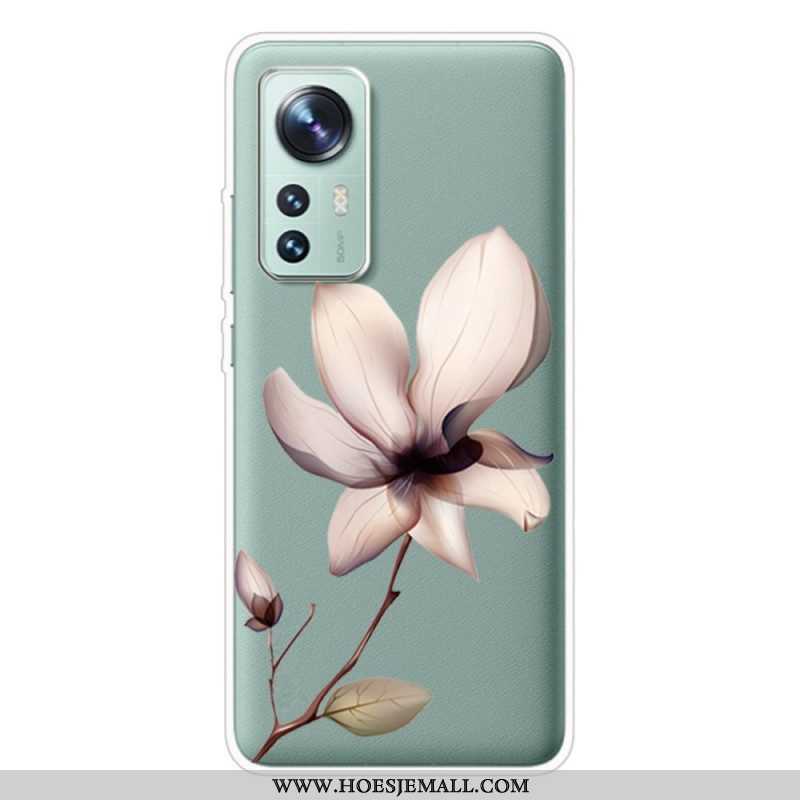 Hoesje voor Xiaomi 12 Pro Siliconen Bloem