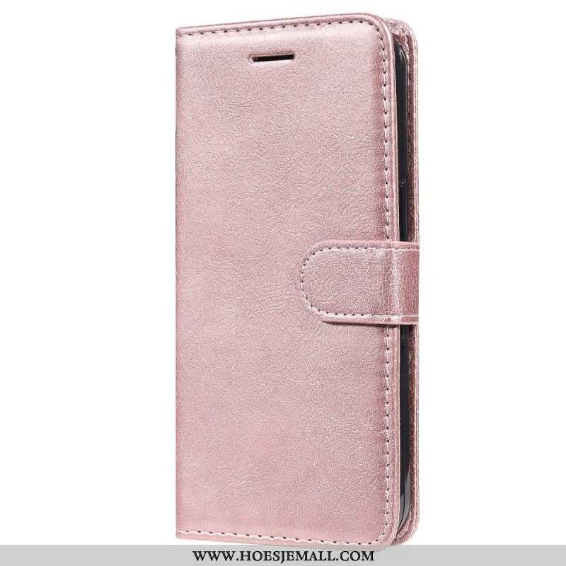 Folio-hoesje voor Xiaomi 12T / 12T Pro Lanyard In Effen Kleur