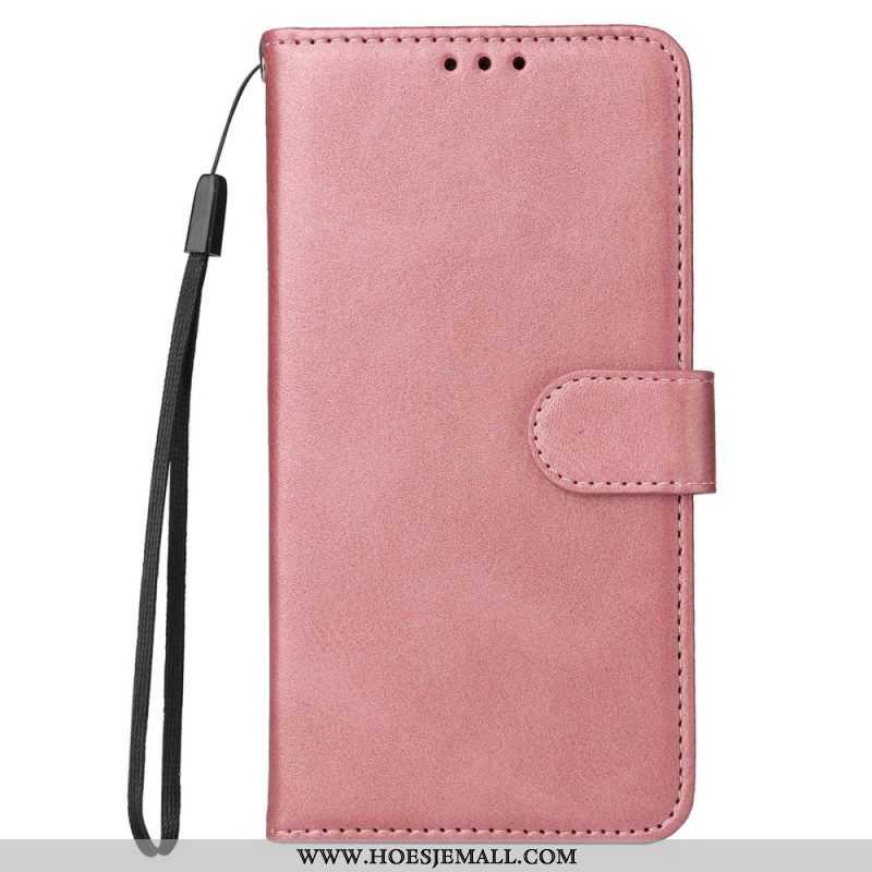 Folio-hoesje voor Xiaomi 12T / 12T Pro Kunstleer Met Riem