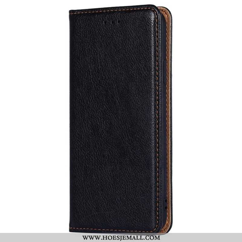 Bescherming Hoesje voor Xiaomi 12T / 12T Pro Folio-hoesje Lakleer-effect