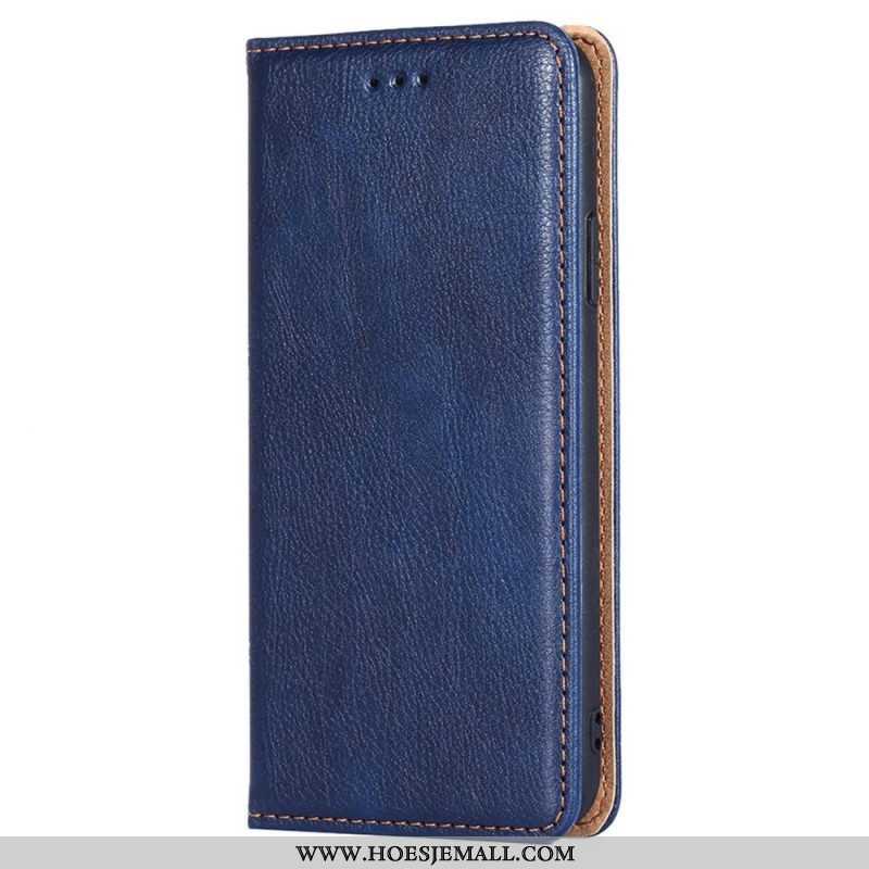 Bescherming Hoesje voor Xiaomi 12T / 12T Pro Folio-hoesje Lakleer-effect