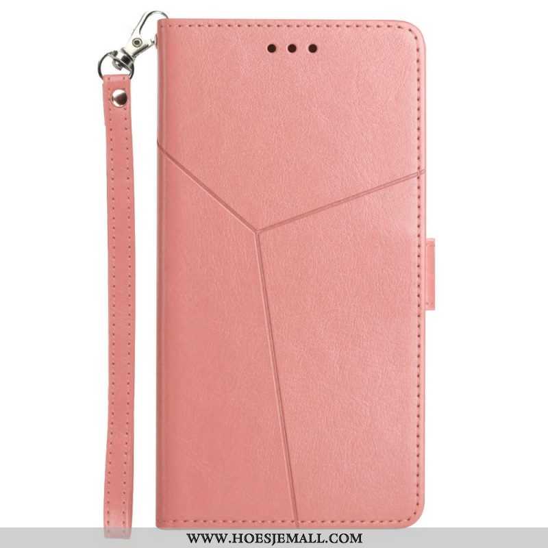 Leren Hoesje voor Xiaomi 12T / 12T Pro Met Ketting Band Ontwerp