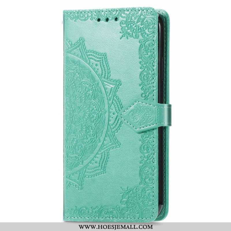 Leren Hoesje voor Xiaomi 12T / 12T Pro Uitstekende Mandala