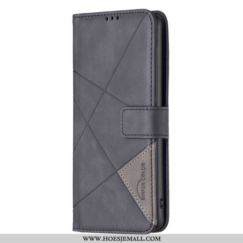 Flip Case voor Xiaomi 12T / 12T Pro Binfen-kleurendriehoeken