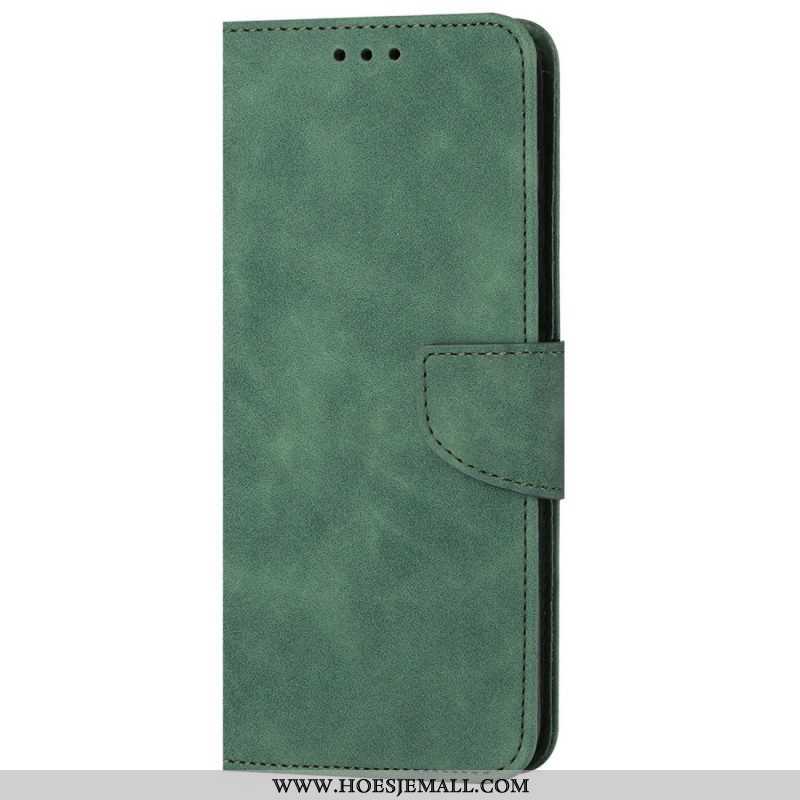 Leren Hoesje voor Xiaomi 12T / 12T Pro Met Ketting Effen Bandjes Met Leereffect