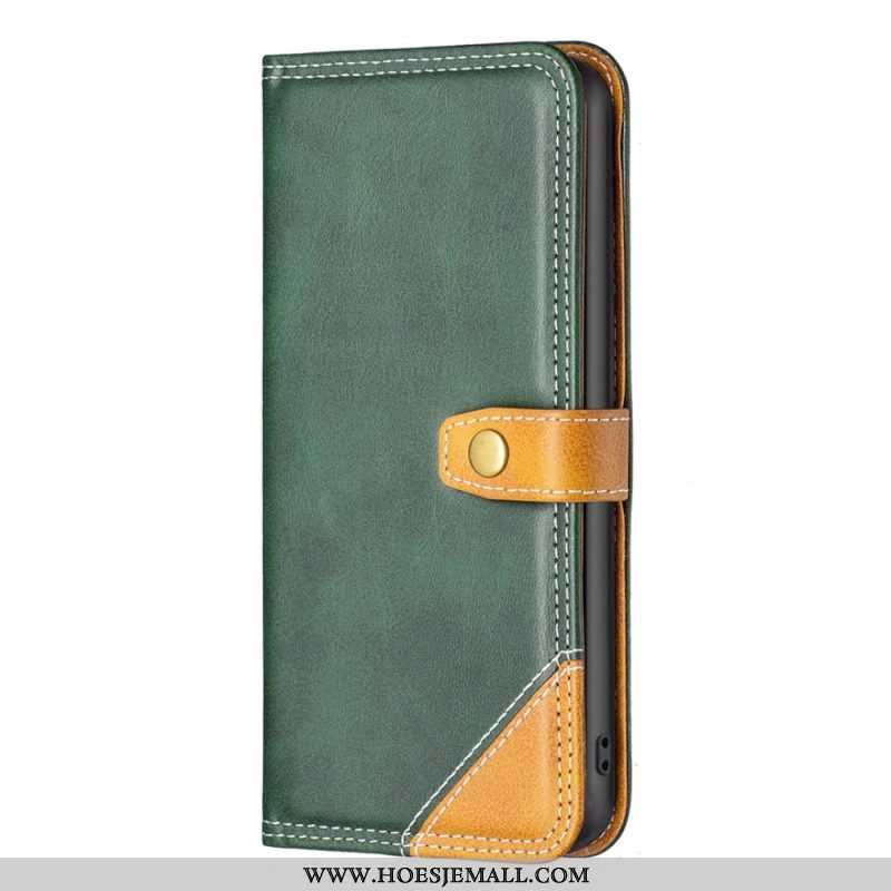 Leren Hoesje voor Xiaomi 12T / 12T Pro Vintage Binfen-kleur