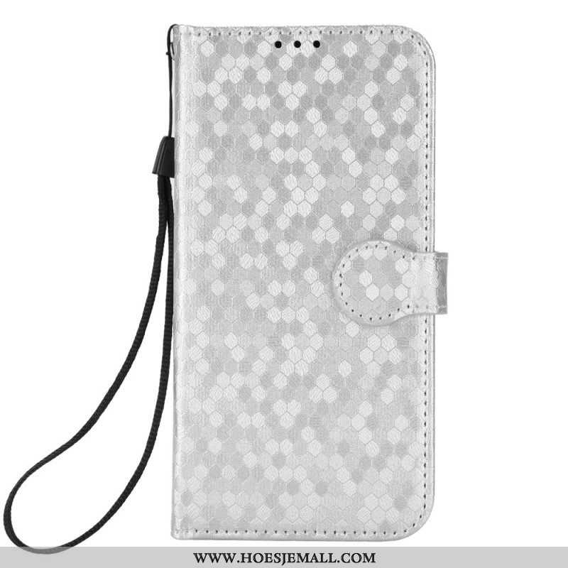 Leren Hoesje voor Xiaomi 13 Lite Met Ketting Strappy-patroon In 3d