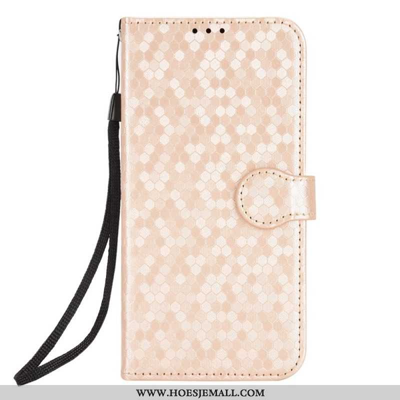 Leren Hoesje voor Xiaomi 13 Lite Met Ketting Strappy-patroon In 3d